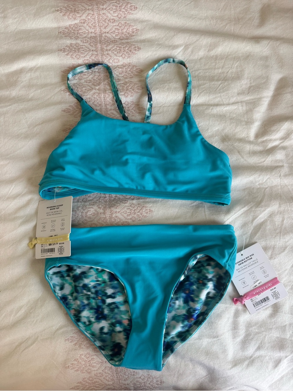 Athleta Girls' Reversable Bikini